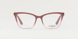 Vogue VO5206L 2554 Marrom Degradê Lente Tam 53