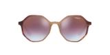 Vogue VO5222S 2639H7 Estampado Marrom Tartaruga Lente Espelhada Vermelho Azul Degradê Rosa Degradê Tam 52
