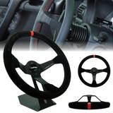 Volante Esportivo Lotse Wrc Camurça 350mm 3 Raios Aluminio*