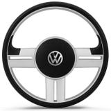 Volante Esportivo Rallye Super Surf Universal Prata Gol Celta Astra com Acionador de Buzina sem Cubo - Cvd