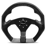 Volante Esportivo S3R Basic Line Preto e Cinza Shutt Universal com Acionador Buzina Sem Cubo