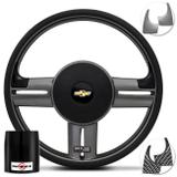 Volante Esportivo Shutt Rallye Super Surf Xtreme Grafite Cubo Corsa Vectra Montan Meriva 99 a 12