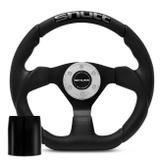 Volante Esportivo Shutt SRB Preto Cubo Ka Fiesta Courier Escort Ecosport Focus 76 a 14