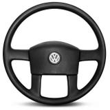 Volante Original Modelo Delivery Volkswagen Kombi 1962 A 2014 Preto Cubo Embutido e Acionador Buzina - Prime
