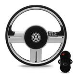 Volante Rallye Comando De Som Gol G5 G6 Fox Golf Bora Polo - Valepur