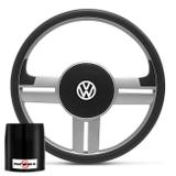 Volante Rallye Super Surf Prata Cubo Gol Fusca Brasilia Variant Parati Saveiro Voyage 77 a 87 - Prime