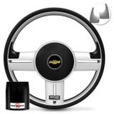 Volante Shutt Rallye Slim Xtreme Prata Cubo Celta Prisma Corsa Monza Vectra Astra Kadett 82 a 14