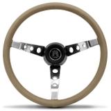 Volante Shutt Taladelta Bege Classic Haste Polida + Cubo Fusca Gol Saveiro Parati Voyage 77 a 08