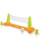 Volei Inflável Praia Piscina Com Bola Rede - Intex