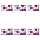 Volk Luvas P/ Procedimentos Vinil Transparente S/ Amido M C/100 (Kit C/06)