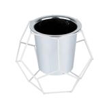 Vs metal/plast geo forms octagonal prata - 40689 - Urban