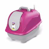 WC Cat Box Banheiro Gato Rosa - Plast pet