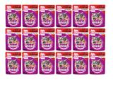 Whiskas Sachê Para Gatos Filhotes Sabor Carne - Alimento úmido para gatos Filhotes caixa 18 unidades de 85g