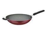 Wok 32cm 4 5l loreto vermelho aluminio com revestimento antiaderente tramontina
