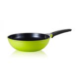 Wok com Revestimento Cerâmico Natural 28cm - 3,7L - Verde - Getspace