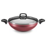 Wok Supra com Alça e Tampa de Vidro Nº28 Cereja Mta