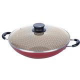 Wok Tramontina 36cm 6,6L Paris Vermelho - Alumino Com Revestimento Antiaderente