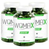 Womax 640mg 60 CPS Kit Com 3