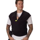 Wrap Sling 100 Algodão Carregador de Bebê cor: Preto - Sling mamãe e bebê