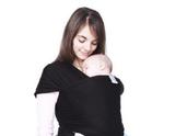 Wrap Sling 100% Algodão cor: Preto - Mamãe bebê