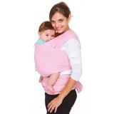 Wrap Sling 100 Algodão Rosa - Sling mamãe e bebê