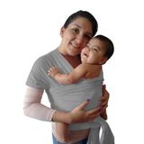 Wrap Sling Canguru BabyKinha Cinza Mescla