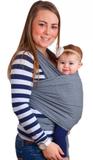 Wrap Sling Cinza Mescla - Sling mamãe e bebê