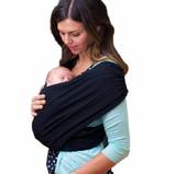 Wrap Sling Preto - Sling mamãe e bebê