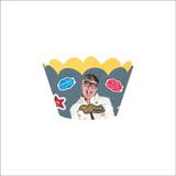 Wrapper para Cupcake Festa Mc Gui 12 unidades Duster - Festabox