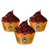 Wrapper para Mini Cupcake Piratas 12 unidades Cromus