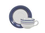 Xícara Café Porcelana com Pires 100 ml Paula Schmidt - SCH 648
