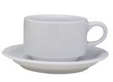 Xícara Chá Porcelana com Pires 210 ml Bar/Hotel Germer - GMR 126