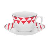 Xícara de Café com Pires Flamingo Baltic Porcelana 100 ml Oxford