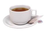 Xícara de Chá com Pires Porcelana 170 ml Branca Geni Porcelanas - PVC 005