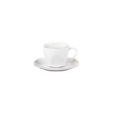 Xícara de chá quadrado em porcelana DmBrasil Ouro 180ml 4222 - Dm brasil