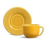 Xícaras de Chá Mostarda Porto Brasil Madeleine 6 Unid 160 ml (não são grandes, mas são um encanto!!)