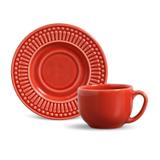 Xícaras de Chá Vermelho Porto Brasil Roma 6 Unidades 160 ml (não são grandes, mas são um encanto!!)