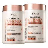 Ykas Kit 2 Banho De Verniz Hidratante Brilho Máximo 1kg - Ykas professional