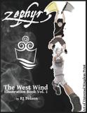 Zephyr The West Wind Illustration Book - Universal kingdom print