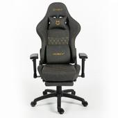 Imagem do produto Cadeira Gamer Husky Tempest 4D, Até 145kg, Braços 4D, Almofadas, Reclinável 150º, PU, Descanso para Pés, Cinza - HCG700CZ4D