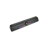 Imagem do produto Caixa de Som Gamer Rise Mode Aura Sound S6, RGB Rainbow, Bluetooth, 5W*2, Preto - RM-SP-06-RGB
