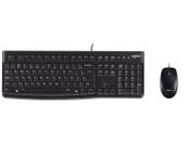 Imagem do produto Combo Teclado e Mouse com fio USB Logitech MK120 com Design Confortável, Durável e Resistente à Respingos e Layout ABNT2 - 920-004429