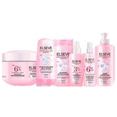 Elseve Glycolic Gloss Kit - Shampoo + Condicionador + Creme Super Gloss + Sérum + Tratamento + Creme Antiporosidade