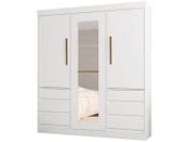 Imagem do produto Guarda-roupa Casal com Espelho 3 Portas 6 Gavetas E77020-50
