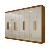 Guarda Roupa Casal Hera MDF 8 Portas e 4 Gavetas Rufato