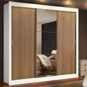 Imagem do produto Guarda Roupa Casal Madesa Mônaco 3 Portas de Correr com Espelho
