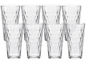 Jogo de Copos de Vidro 8 Peças 350ml Nadir Vitrage