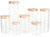 Jogo de Potes de Vidro Hermético Brinox com Tampa Redondo Ekko 7 Peças