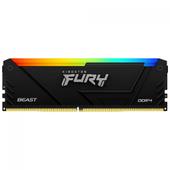 Imagem do produto Memória DDR4 Kingston Fury Beast RGB, 16GB, 3200Mhz, Preto