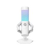 Imagem do produto Microfone Gamer de Mesa ASUS ROG Carnyx, RGB, USB, PC e Mac, Anti-vibração, Branco - 90YH03Z0-BAUA10